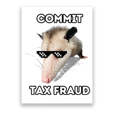 Commit Tax Fraud Poster