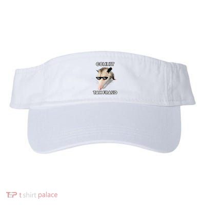 Commit Tax Fraud Valucap Bio-Washed Visor