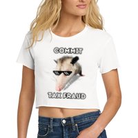 Commit Tax Fraud Crop Top