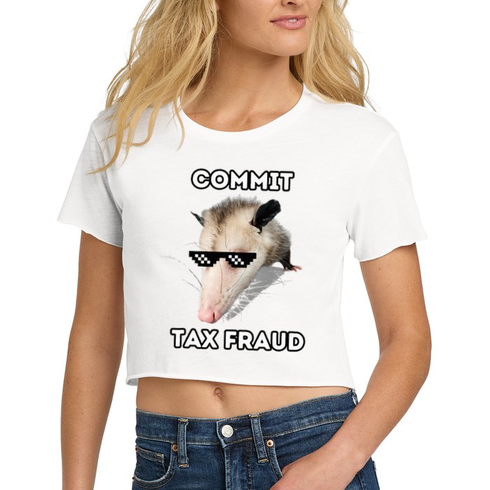 Commit Tax Fraud Crop Top