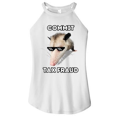 Commit Tax Fraud Women's Perfect Tri Rocker Tank