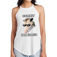Commit Tax Fraud Women's Perfect Tri Rocker Tank