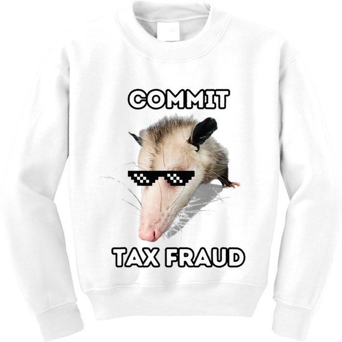 Commit Tax Fraud Kids Sweatshirt