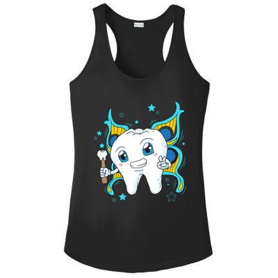 Cute Tooth Fairy Dental Assistant Dentist Gift Ladies PosiCharge Competitor Racerback Tank