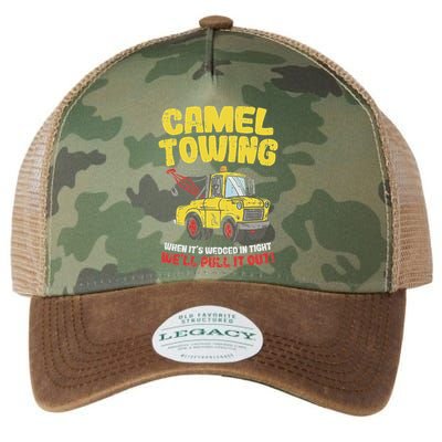 Camel Towing Funny Crude Tow Truck Recovery Workers Gift Legacy Tie Dye Trucker Hat