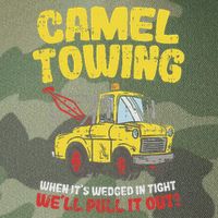 Camel Towing Funny Crude Tow Truck Recovery Workers Gift Legacy Tie Dye Trucker Hat