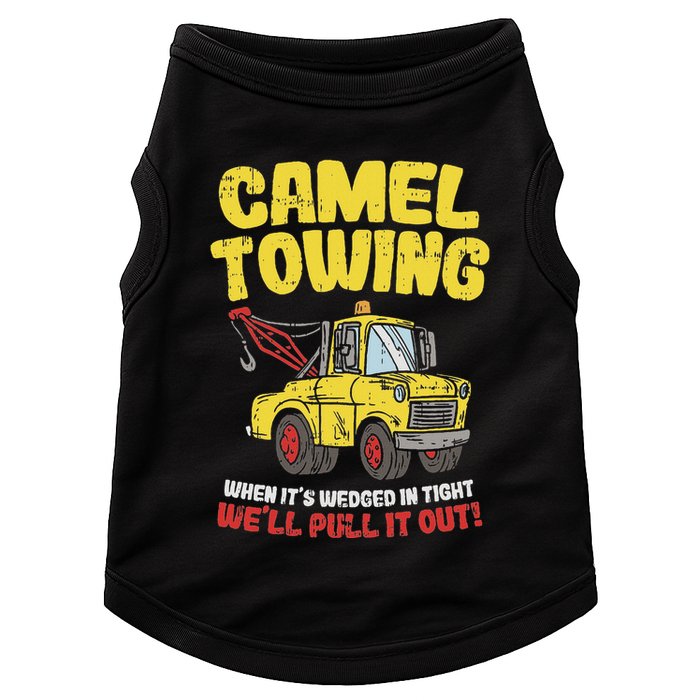 Camel Towing Funny Crude Tow Truck Recovery Workers Gift Doggie Tank
