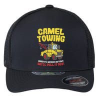 Camel Towing Funny Crude Tow Truck Recovery Workers Gift Flexfit Unipanel Trucker Cap