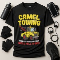 Camel Towing Funny Crude Tow Truck Recovery Workers Gift Performance Shirt