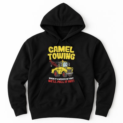 Camel Towing Funny Crude Tow Truck Recovery Workers Gift Hoodie