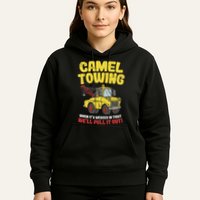 Camel Towing Funny Crude Tow Truck Recovery Workers Gift Hoodie