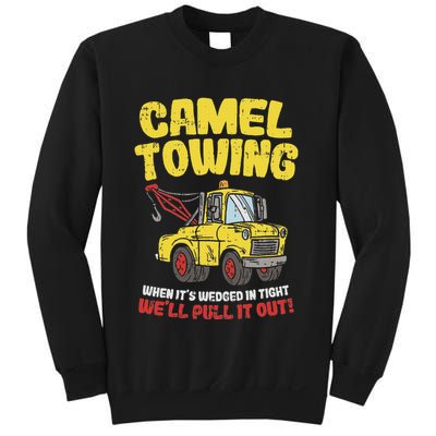 Camel Towing Funny Crude Tow Truck Recovery Workers Gift Sweatshirt
