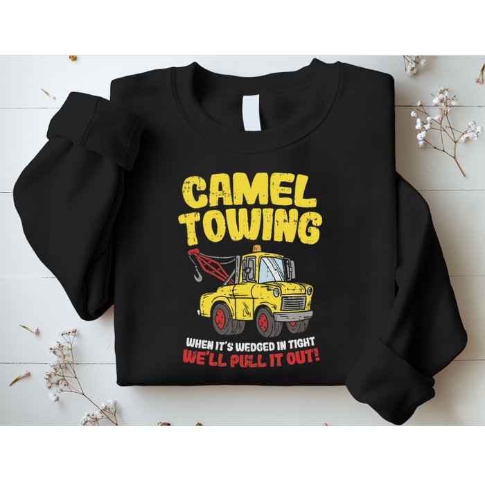 Camel Towing Funny Crude Tow Truck Recovery Workers Gift Sweatshirt