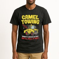 Camel Towing Funny Crude Tow Truck Recovery Workers Gift Tall T-Shirt