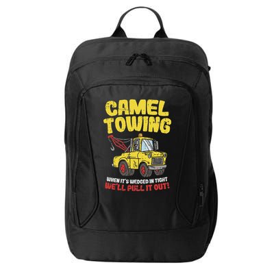 Camel Towing Funny Crude Tow Truck Recovery Workers Gift City Backpack