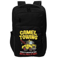Camel Towing Funny Crude Tow Truck Recovery Workers Gift Impact Tech Backpack