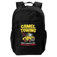 Camel Towing Funny Crude Tow Truck Recovery Workers Gift Backpack