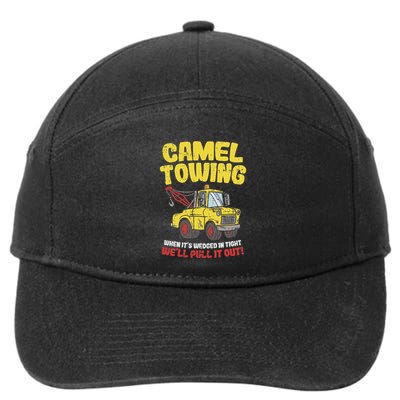 Camel Towing Funny Crude Tow Truck Recovery Workers Gift 7-Panel Snapback Hat