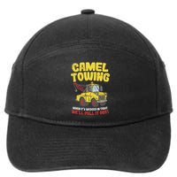 Camel Towing Funny Crude Tow Truck Recovery Workers Gift 7-Panel Snapback Hat