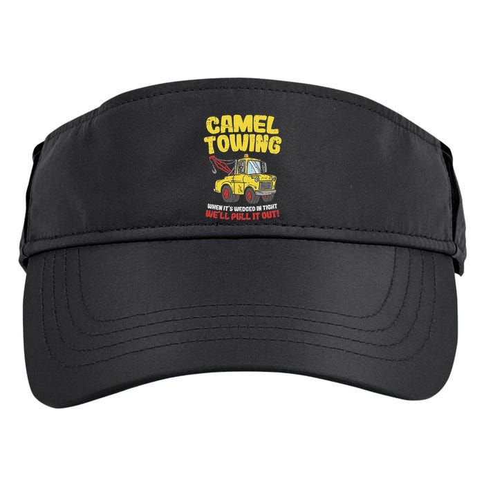 Camel Towing Funny Crude Tow Truck Recovery Workers Gift Adult Drive Performance Visor
