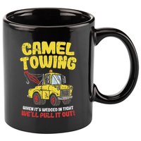 Camel Towing Funny Crude Tow Truck Recovery Workers Gift 11oz C Handle Ceramic Mug