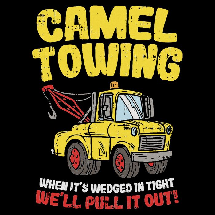 Camel Towing Funny Crude Tow Truck Recovery Workers Gift Drawstring Bag