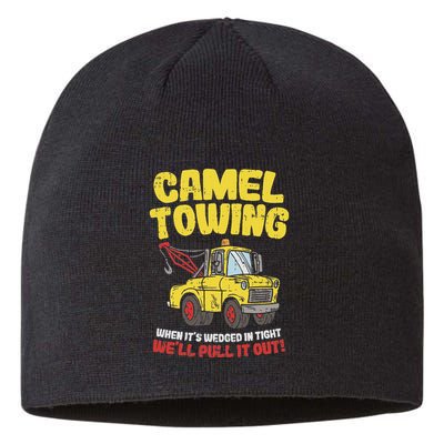 Camel Towing Funny Crude Tow Truck Recovery Workers Gift Sustainable Beanie