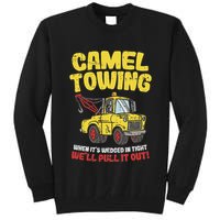 Camel Towing Funny Crude Tow Truck Recovery Workers Gift Tall Sweatshirt