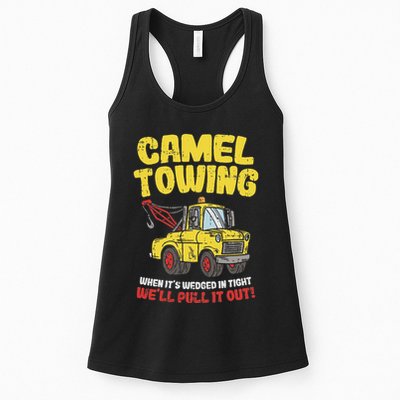 Camel Towing Funny Crude Tow Truck Recovery Workers Gift Womens Tank Top