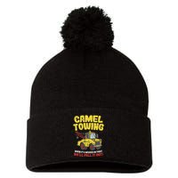 Camel Towing Funny Crude Tow Truck Recovery Workers Gift Pom Pom 12in Knit Beanie