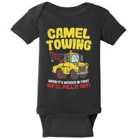 Camel Towing Funny Crude Tow Truck Recovery Workers Gift Baby Bodysuit