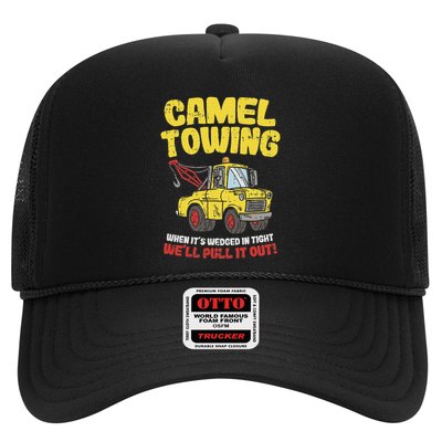 Camel Towing Funny Crude Tow Truck Recovery Workers Gift Trucker Hat