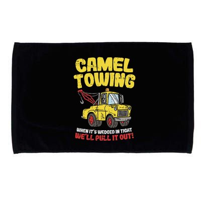 Camel Towing Funny Crude Tow Truck Recovery Workers Gift Microfiber Hand Towel