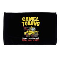Camel Towing Funny Crude Tow Truck Recovery Workers Gift Microfiber Hand Towel