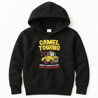 Camel Towing Funny Crude Tow Truck Recovery Workers Gift Kids Hoodie