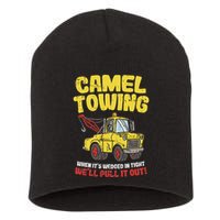 Camel Towing Funny Crude Tow Truck Recovery Workers Gift Short Acrylic Beanie