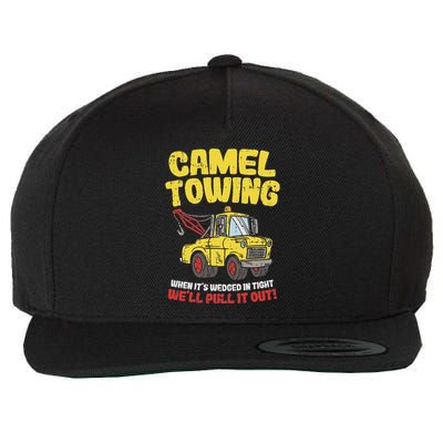 Camel Towing Funny Crude Tow Truck Recovery Workers Gift Wool Snapback Cap