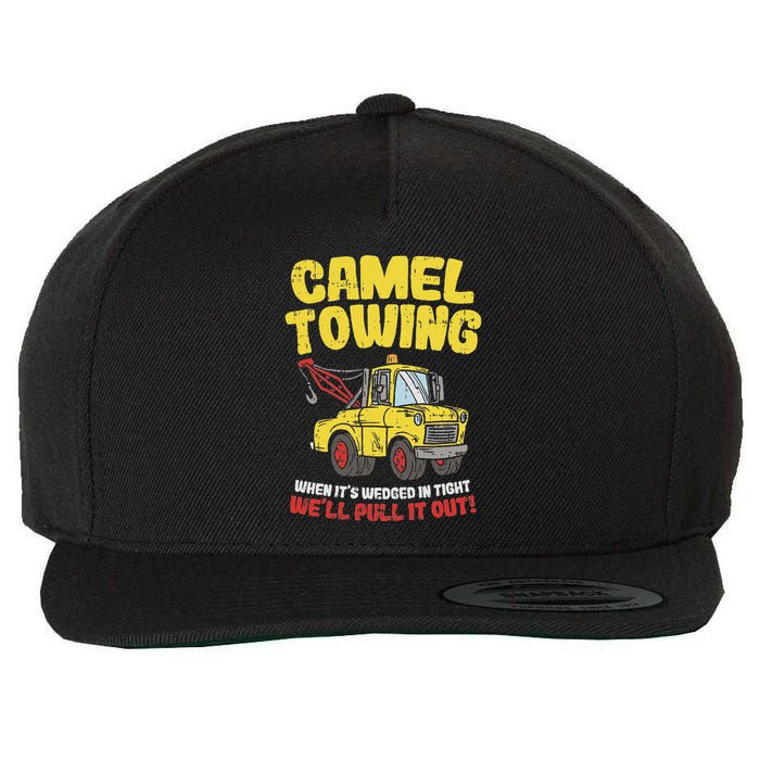 Camel Towing Funny Crude Tow Truck Recovery Workers Gift Wool Snapback Cap