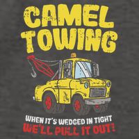 Camel Towing Funny Crude Tow Truck Recovery Workers Gift Vector Backpack