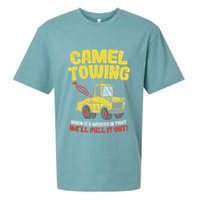 Camel Towing Funny Crude Tow Truck Recovery Workers Gift Sueded Cloud Jersey T-Shirt