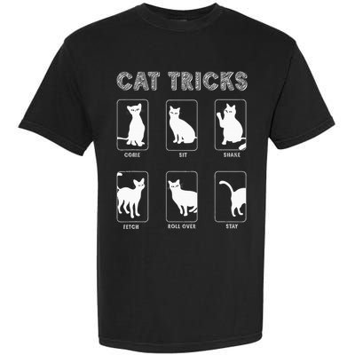 Cat Tricks Funny Kitten Kitty Pet Owner Gift Garment-Dyed Heavyweight T-Shirt