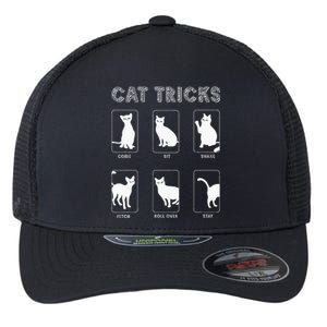 Cat Tricks Funny Kitten Kitty Pet Owner Gift Flexfit Unipanel Trucker Cap