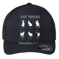 Cat Tricks Funny Kitten Kitty Pet Owner Gift Flexfit Unipanel Trucker Cap