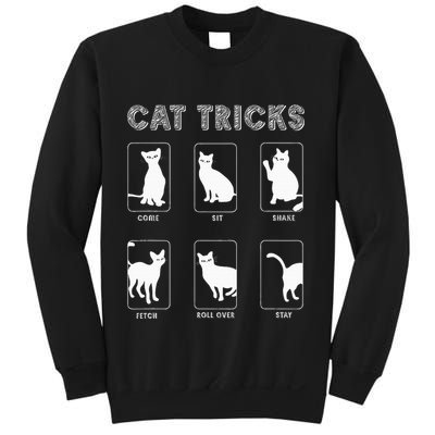 Cat Tricks Funny Kitten Kitty Pet Owner Gift Sweatshirt