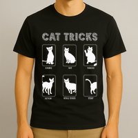 Cat Tricks Funny Kitten Kitty Pet Owner Gift T-Shirt