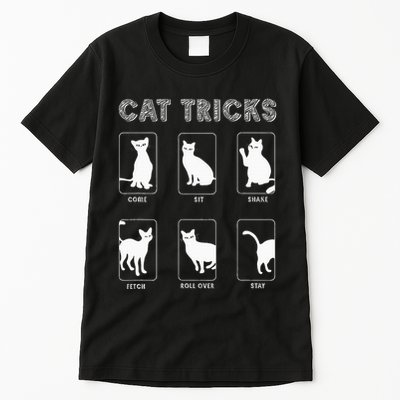 Cat Tricks Funny Kitten Kitty Pet Owner Gift Tall T-Shirt