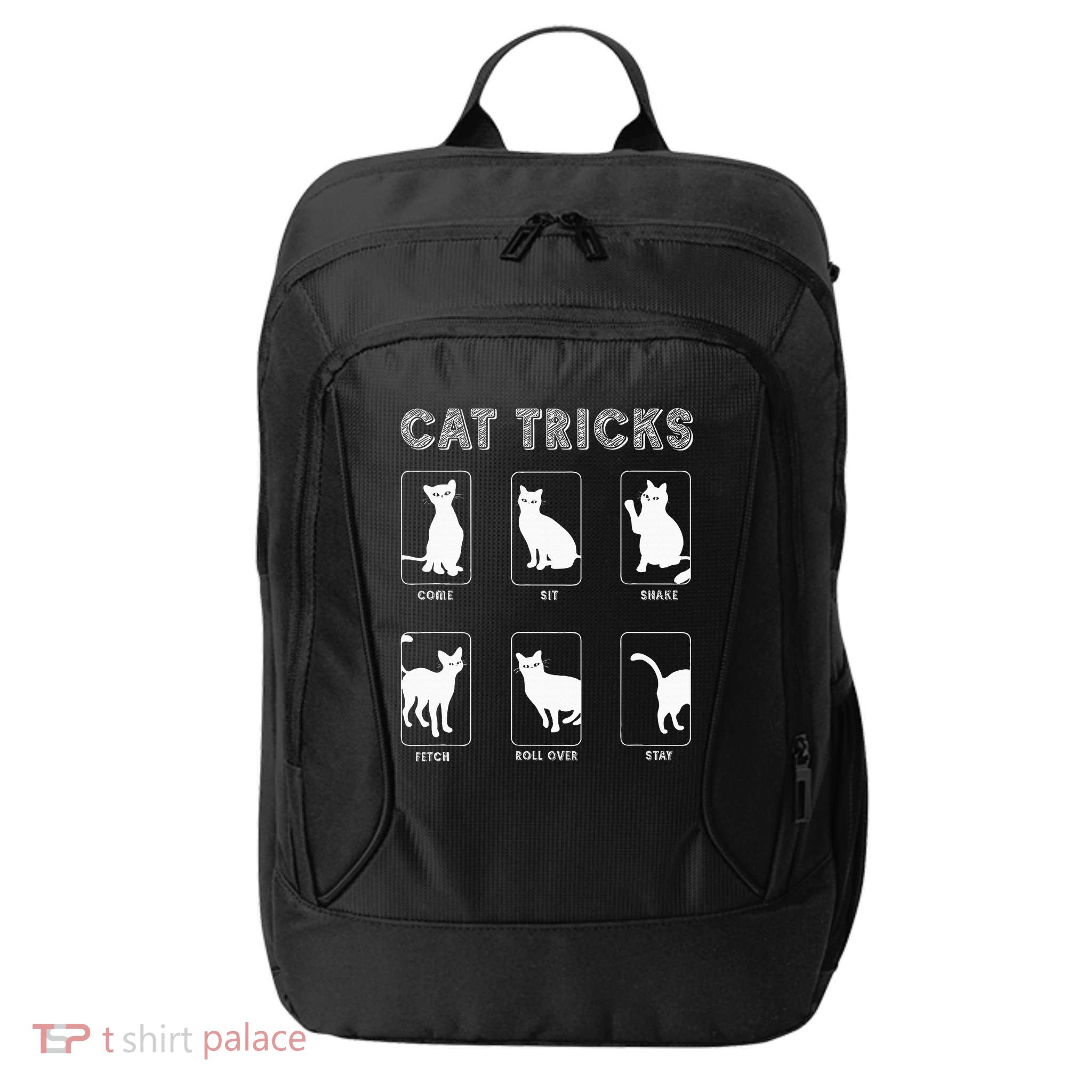 Cat Tricks Funny Kitten Kitty Pet Owner Gift City Backpack