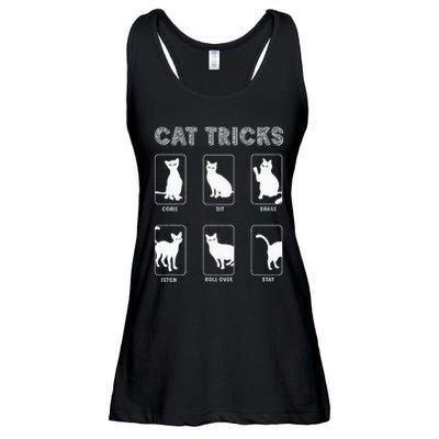 Cat Tricks Funny Kitten Kitty Pet Owner Gift Ladies Essential Flowy Tank