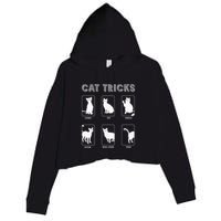Cat Tricks Funny Kitten Kitty Pet Owner Gift Crop Fleece Hoodie
