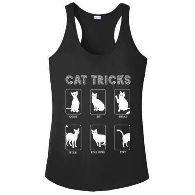 Cat Tricks Funny Kitten Kitty Pet Owner Gift Ladies PosiCharge Competitor Racerback Tank